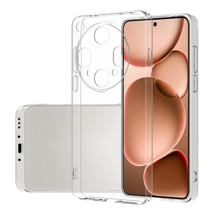 For Oppo Find X8 Ultra 5G Back Cover Ultra Thin Flexible TPU Clear Phone Case