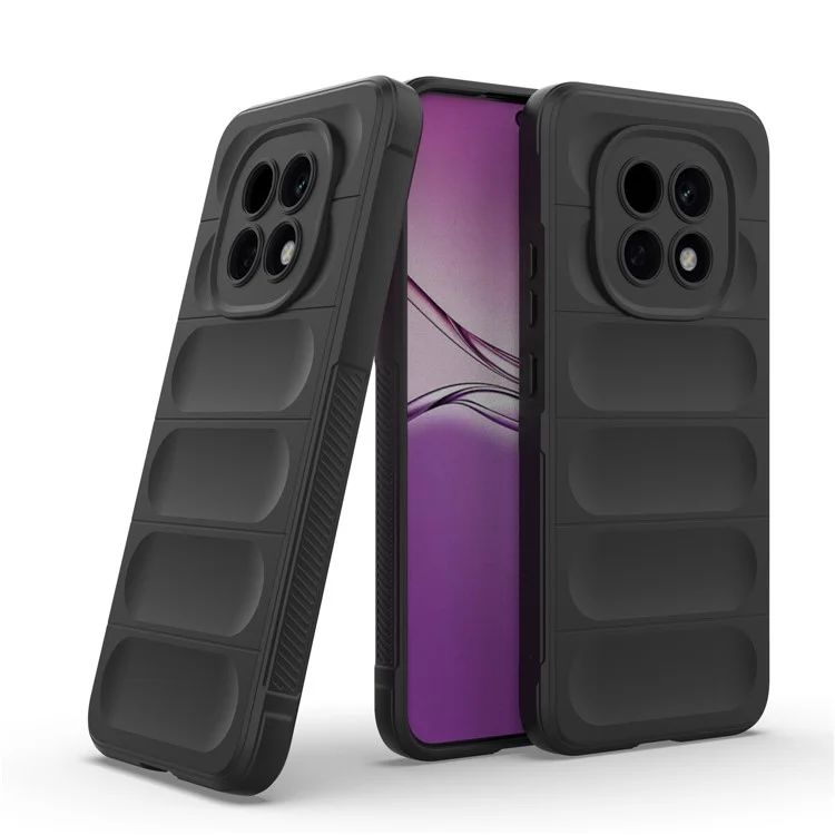 Funda para Oppo F29 5G Antichoque Suave TPU Resistente Cubierta Trasera del Teléfono - Negro