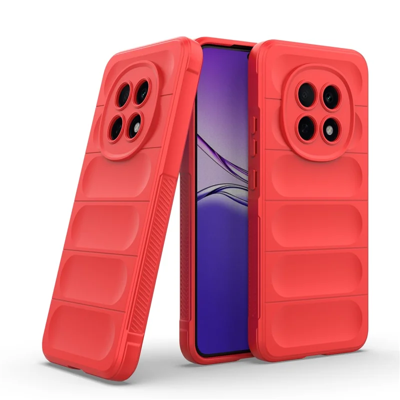 For Oppo F29 Pro 5G Case Anti-Drop Soft TPU Rugged Phone Back Cover - Red