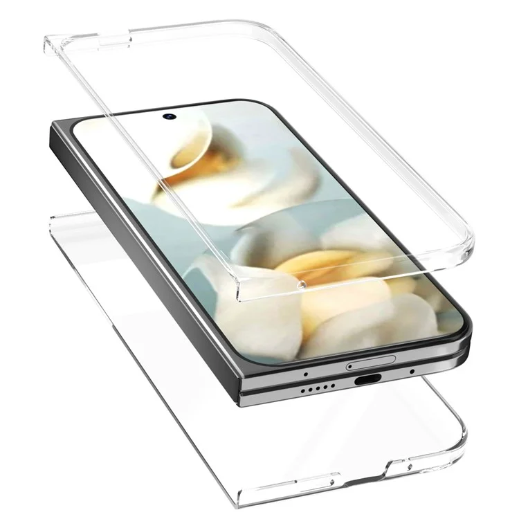 For Google Pixel 10 Pro Fold Clear Case Anti-Drop Hard PC Phone Cover