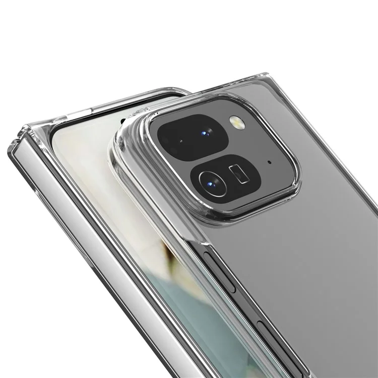 For Google Pixel 10 Pro Fold Clear Case Anti-Drop Hard PC Phone Cover