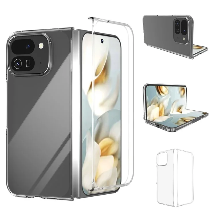 For Google Pixel 10 Pro Fold Clear Case Anti-Drop Hard PC Phone Cover
