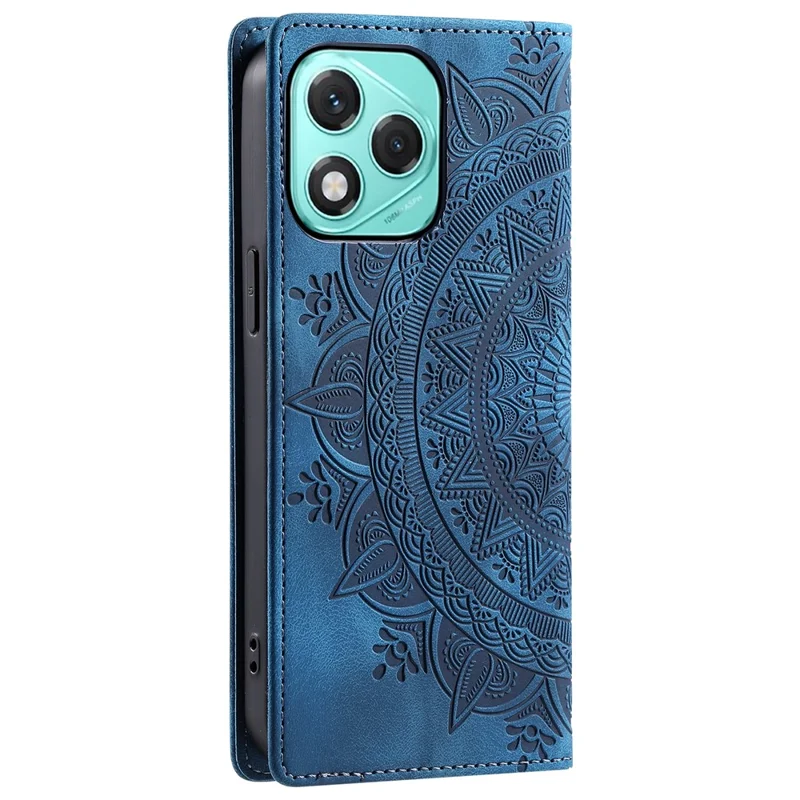 Style-010 For Honor 400 Lite 5G Case Magnetic Closing Leather Phone Cover Pattern Imprinted - Blue