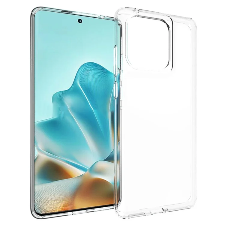 Für Motorola Edge 60 Fusion 5G Transparente Handyhülle Wasserzeichen-Resistent TPU Rückseite