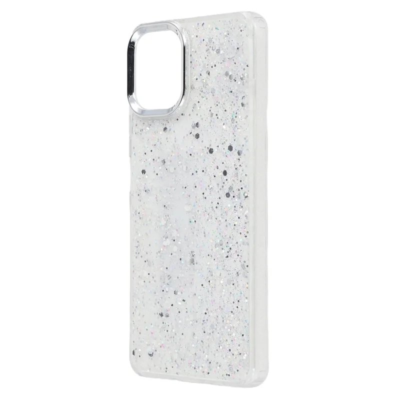 For Samsung Galaxy A06 5G Case Epoxy Design Electroplating Soft TPU Phone Back Cover Large Lens Cutout