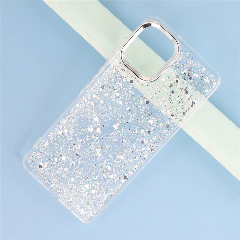 For Samsung Galaxy A06 5G Case Epoxy Design Electroplating Soft TPU Phone Back Cover Large Lens Cutout