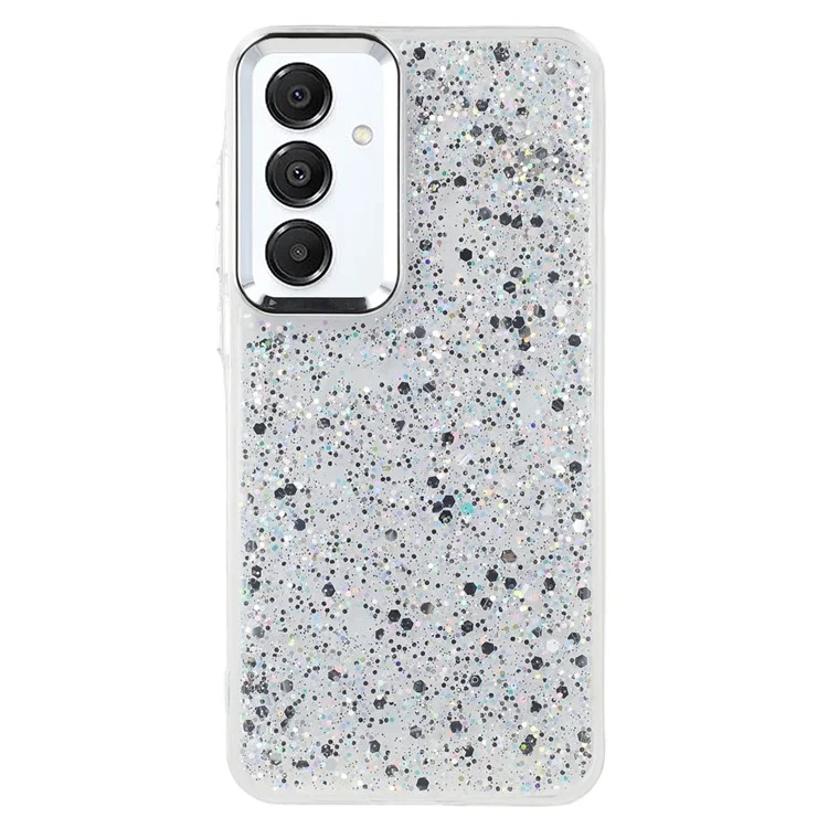 Coque pour Samsung Galaxy A25 5G (Global) (161,0 mm) Design Époxy Électrolytique Souple TPU Arrière de Téléphone avec Grande Découpe d'Objectif