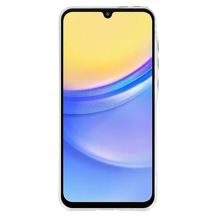 Coque pour Samsung Galaxy A25 5G (Global) (161,0 mm) Design Époxy Électrolytique Souple TPU Arrière de Téléphone avec Grande Découpe d'Objectif