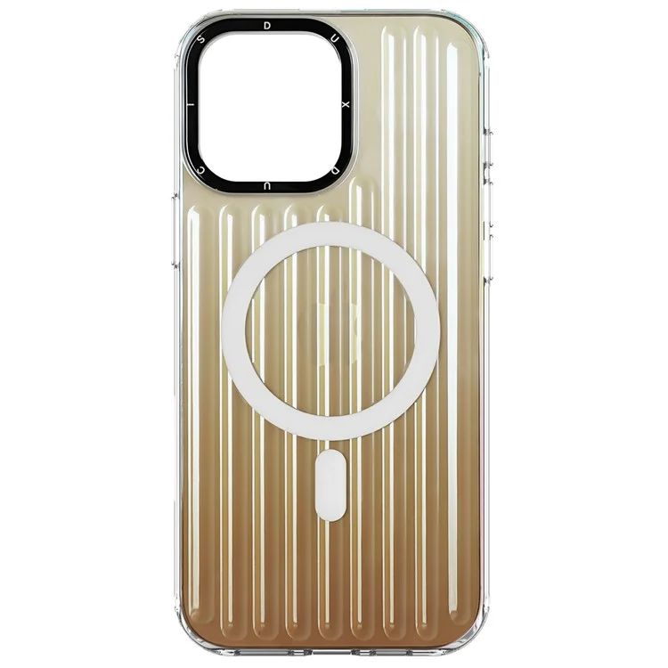Funda DUX DUCIS Zest Series para iPhone 16 Pro compatible con MagSafe Gradiente TPU + PET Funda de teléfono - Dorado desierto