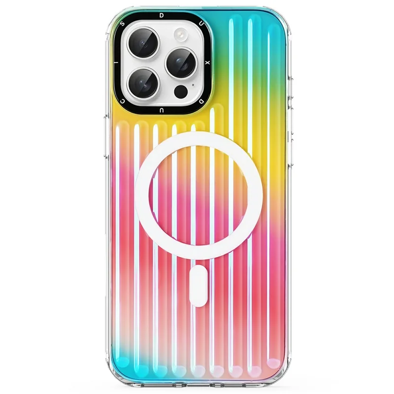 DUX DUCIS Zest Series For iPhone 16 Pro Case Compatible with MagSafe Gradient TPU + PET Phone Cover - Colorful