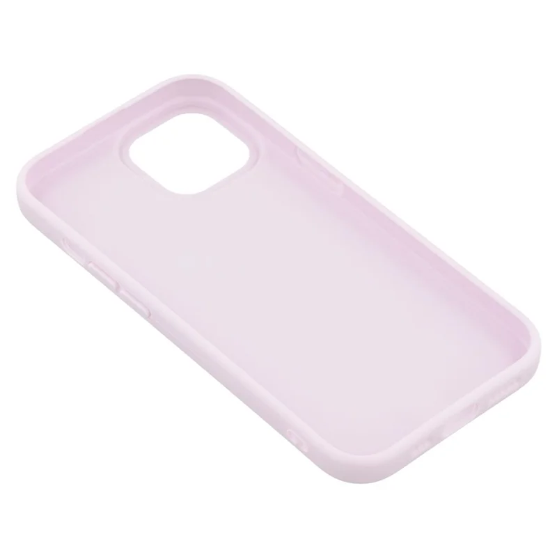 For iPhone 14 Case 2.0mm Thick Solid Color Soft TPU Phone Back Cover Large Lens Cutout - Light Purple