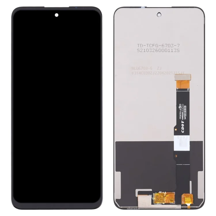 Para TCL 20 5G T781 T781K T781H Tela LCD Grau C e Conjunto do Digitalizador Peça de Substituição (Sem Logotipo)