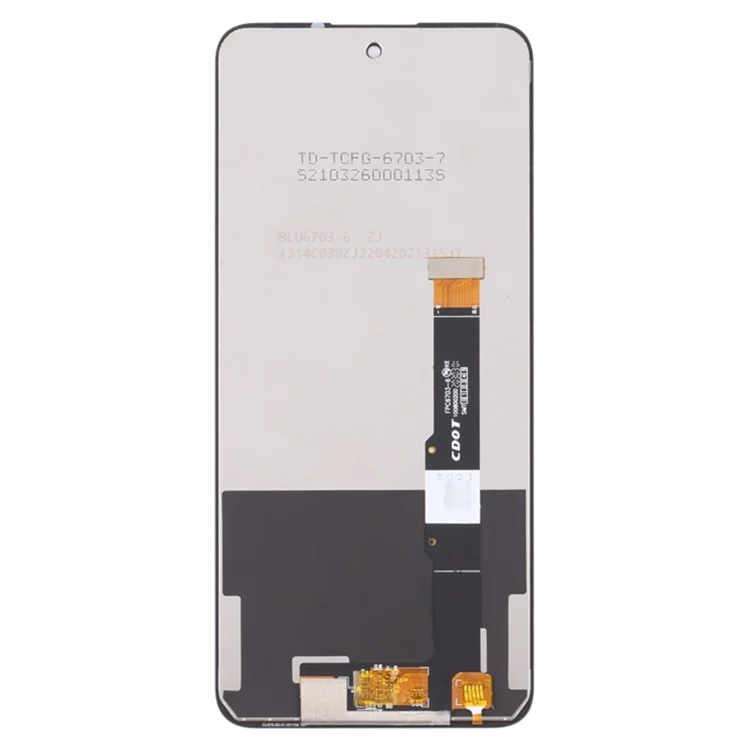 Para TCL 20 5G T781 T781K T781H Tela LCD Grau C e Conjunto do Digitalizador Peça de Substituição (Sem Logotipo)