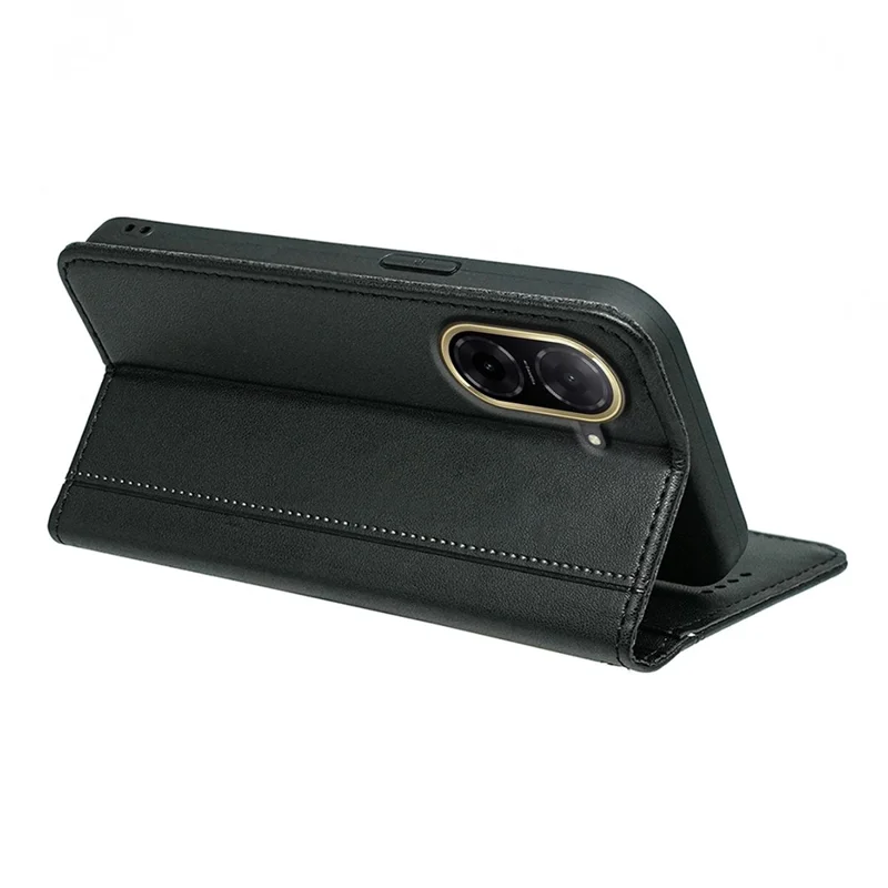 HX01 For Xiaomi Redmi A5 4G (171.7mm) / Poco C71 4G Wallet Case Magnetic Closing PU Leather Phone Cover - Black