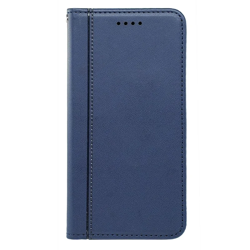 HX01 For Xiaomi Redmi Note 14S 4G Wallet Case Magnetic Closing PU Leather Phone Cover - Blue