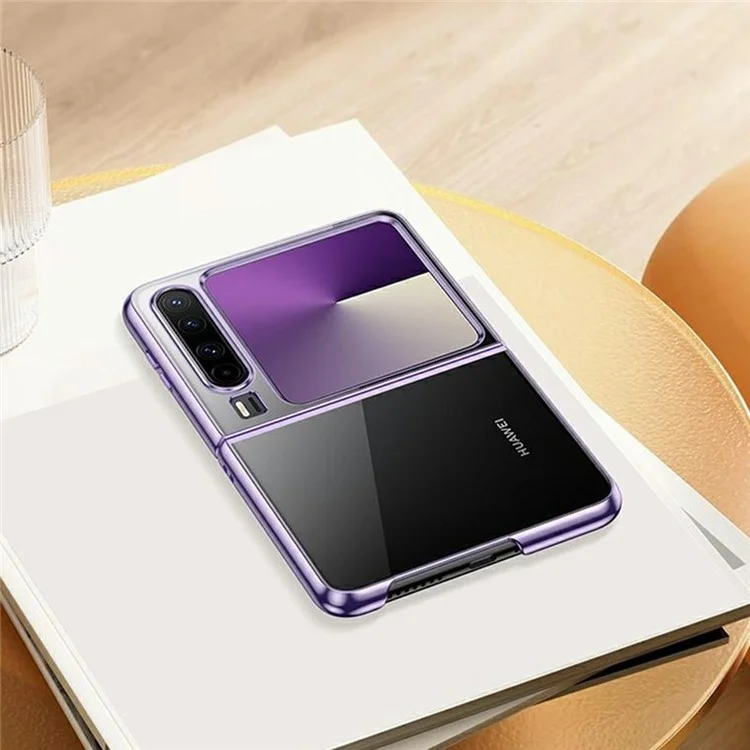 Cover per Huawei Pura X Elettroplacato Trasparente in PC - Verde