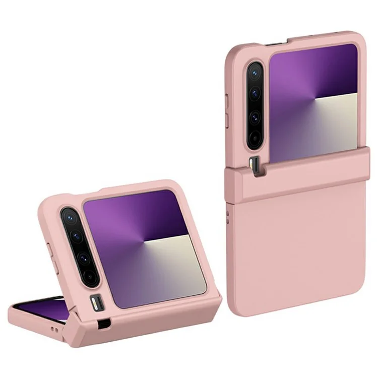 Cover per Huawei Pura X con Protezione Cerniera, Skin-Touch PC - Rosa
