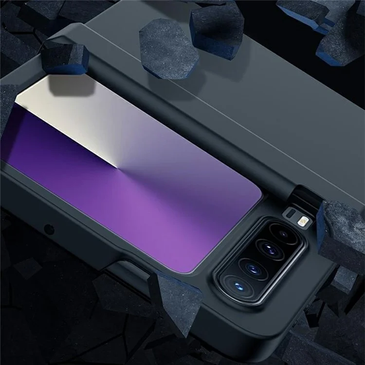 Cover per Huawei Pura X con Protezione Cerniera, Skin-Touch PC - Rosa