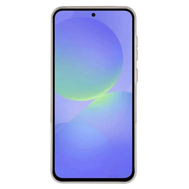 For Samsung Galaxy A56 5G Case Dual Color Splicing Matte PC Phone Cover Large Camera Cutout - Transparent Grey + Grey