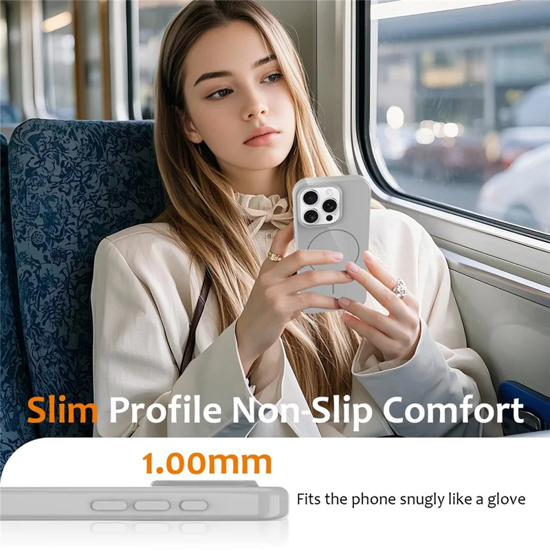 Bulk Purchasing For iPhone 13 Pro Magnetic Case Compatible with MagSafe TPU Phone Back Cover with Lanyard - White