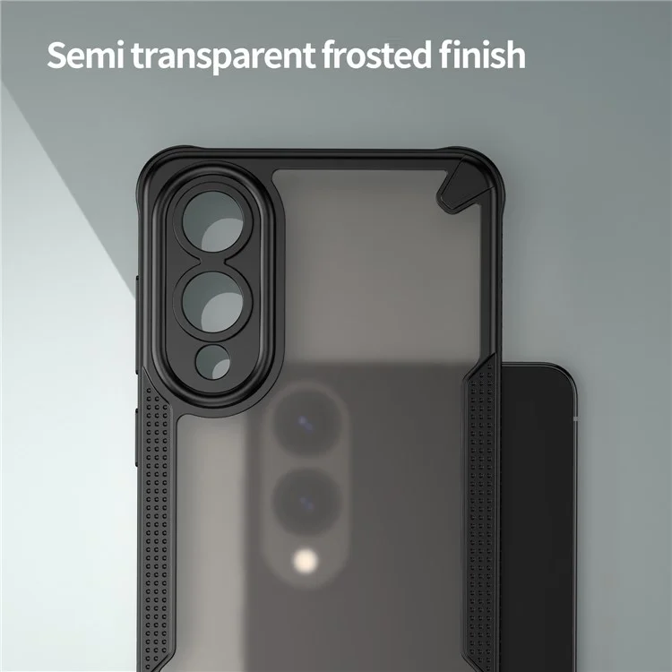 Capa para Samsung Galaxy S25 Edge Híbrida Fosca para Celular - Preto