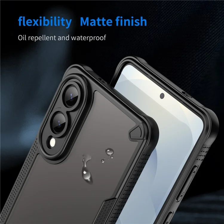 Capa para Samsung Galaxy S25 Edge Híbrida Fosca para Celular - Preto