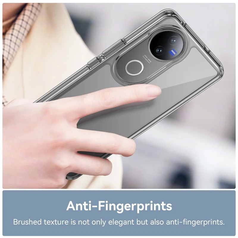 For vivo V50 5G Case TPU + Acrylic Protective Clear Phone Cover - Transparent