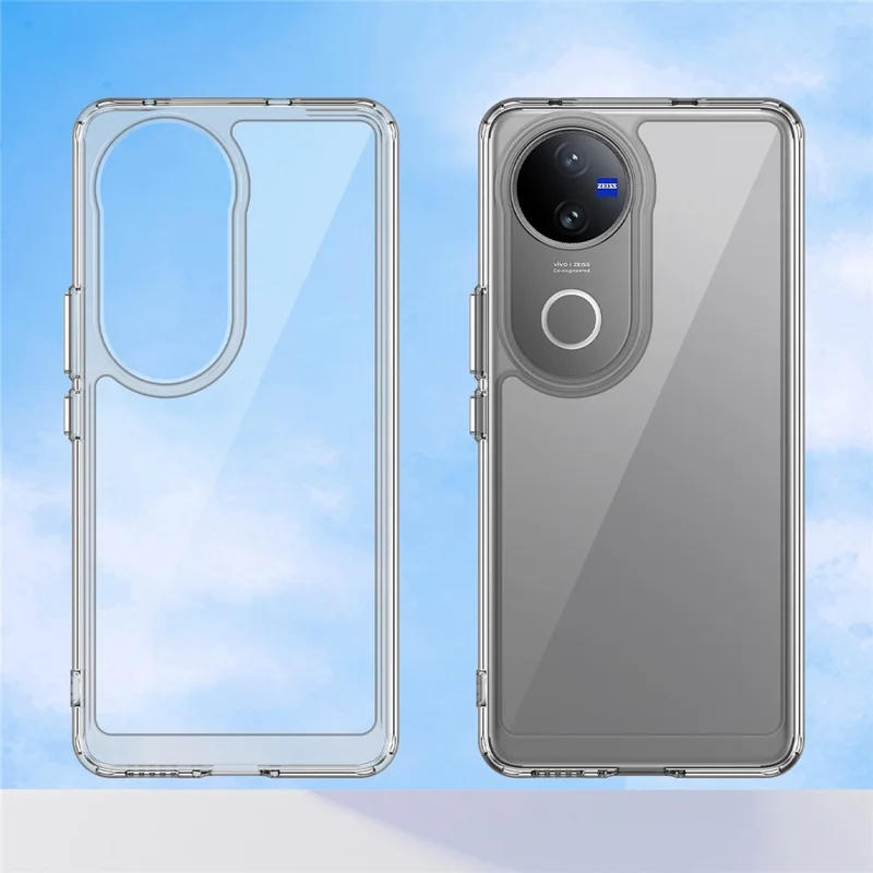 For vivo V50 5G Case TPU + Acrylic Protective Clear Phone Cover - Transparent