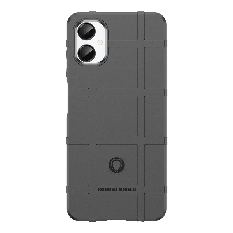 Чехол для Samsung Galaxy A06 5G с решетчатым дизайном, мягкий TPU, защита от царапин - Черный