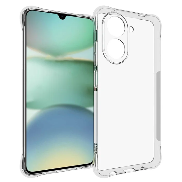 TYMEI Étui Transparent Antichoc pour Xiaomi Redmi A5 4G (171,7 mm) / Poco C71 4G avec Protection Renforcée aux Quatre Coins, Épaisseur 1,5 mm