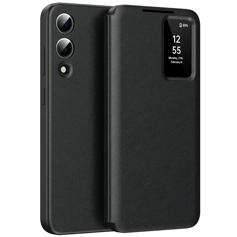 Custodia In Pelle Con Portafoglio Per Oppo Find X5 Pro - GOKEN Cover Magnetica Con Supporto E Slot Carte, Nero