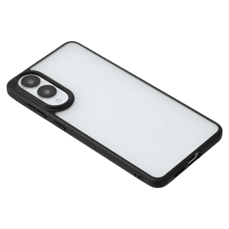 X-LEVEL For Samsung	Galaxy S25 Edge Case PC + TPU Matte Finish Protective Phone Cover - Black