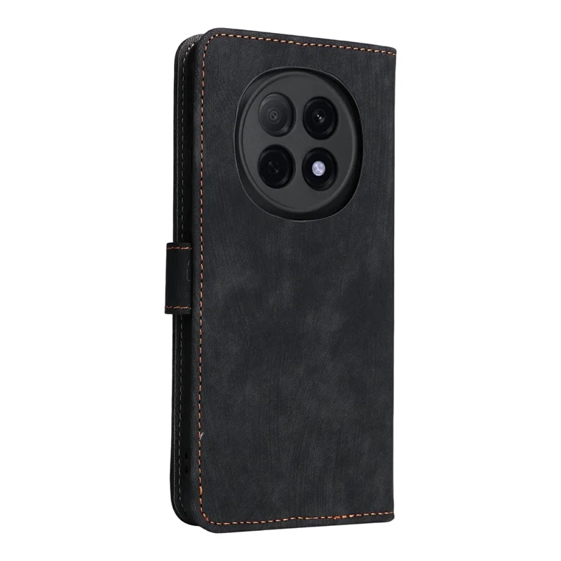 For Oppo F29 Pro 5G (Global) / A5 Pro 5G (China) Case Wallet RFID Blocking PU Leather Cover Stand with Strap - Black