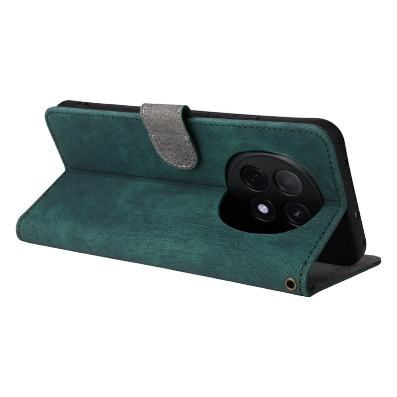 For Oppo F29 Pro 5G (Global) / A5 Pro 5G (China) Case Wallet RFID Blocking PU Leather Cover Stand with Strap - Green