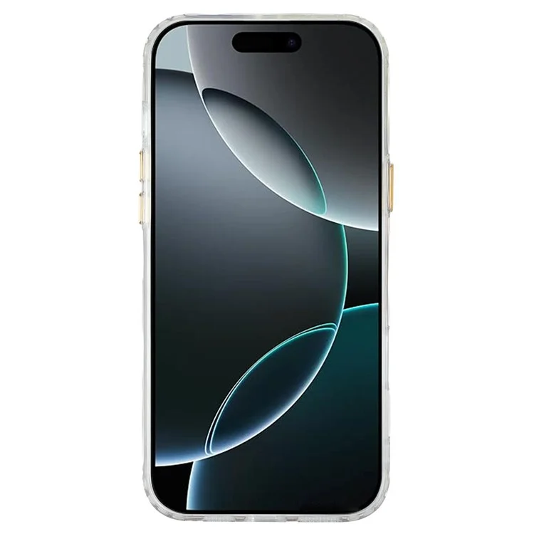 Étui iPhone 16 Pro Max Design Nœud Doré Époxy TPU + PC Coque Arrière de Téléphone