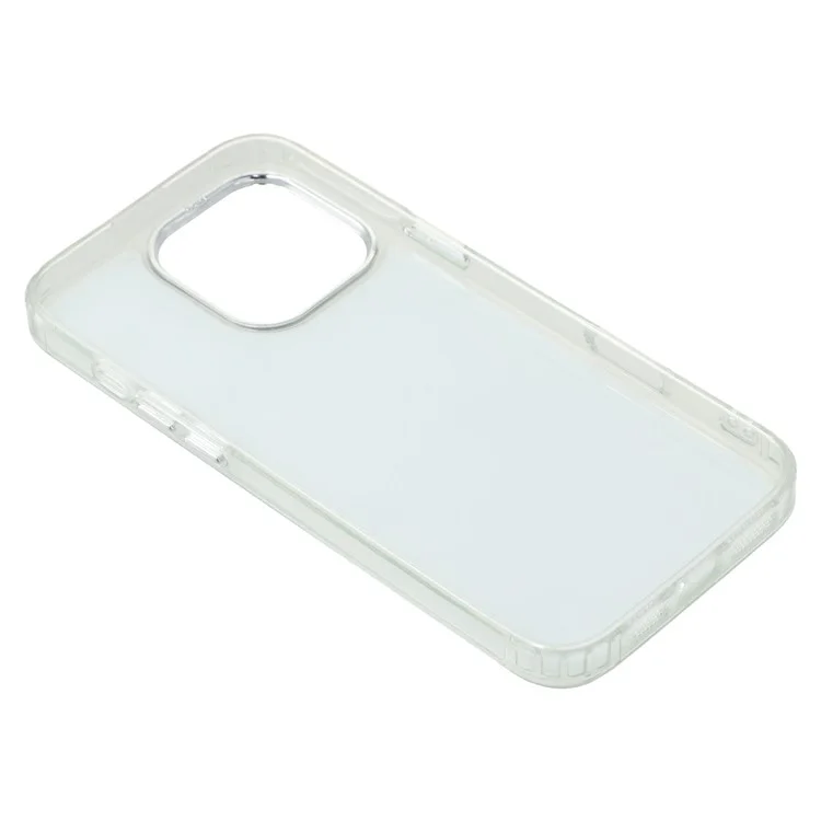 Coque iPhone 16 Pro Max Design Époxy Nœud Nacré TPU + PC Housse Arrière de Téléphone - Jaune Clair