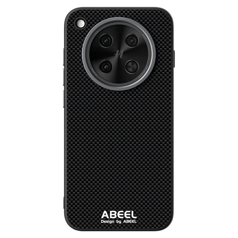 ABEEL för Oppo Find X8s 5G skal kompatibelt med MagSafe tryckt PC TPU aluminiumlegering läderskydd - Svart