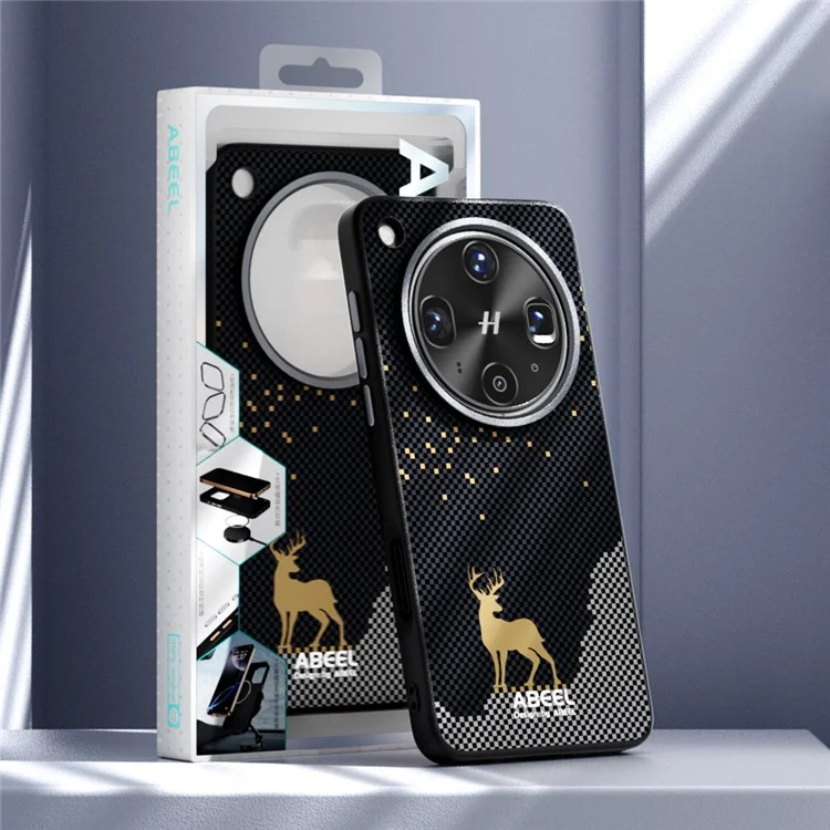 Capa ABEEL para Oppo Find X8s 5G Compatível com MagSafe, Ultrafina em PC e TPU para Smartphone - Veado
