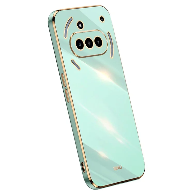 Funda XINLI para Nothing Phone (3a) de TPU con Marco Electropulido - Cian