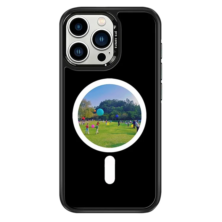 For iPhone 15 Pro E-Ink Phone Case Compatible with MagSafe NFC 6-Color TPU + PC Back Cover