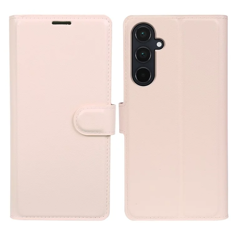 Чехол для Samsung Galaxy A16 5G / 4G с подставкой, биоразлагаемый эко-чехол из переработанного ПЭТ, тонкий чехол-книжка с отделением для карт - Розовый