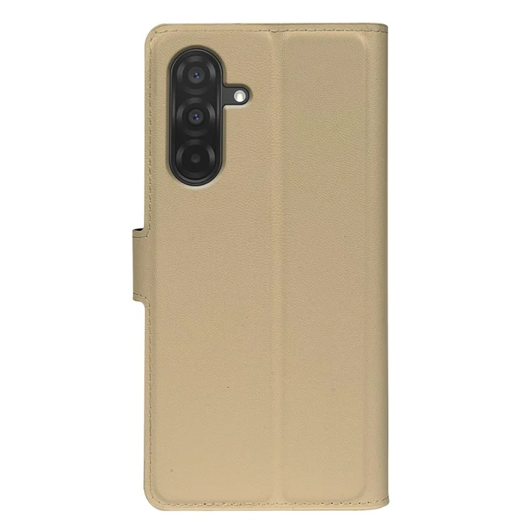 Capa com Suporte para Samsung Galaxy A36 5G Ecológica Biológica de RPET RPVB - Capa de Celular Slim com Carteira - Cáqui