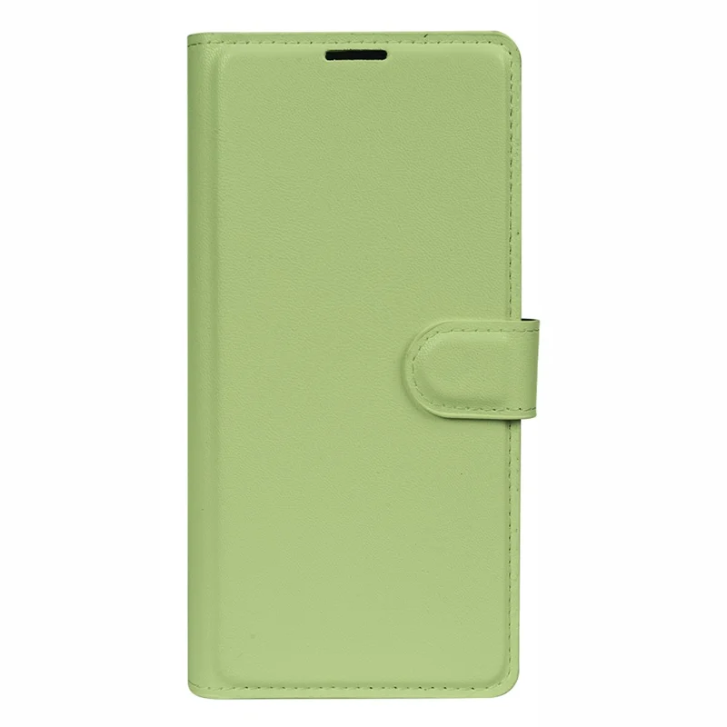 For Samsung Galaxy S25 Ultra Stand Case Biobased Eco-Friendly RPET RPVB Slim Phone Cover with Wallet - Light Green
