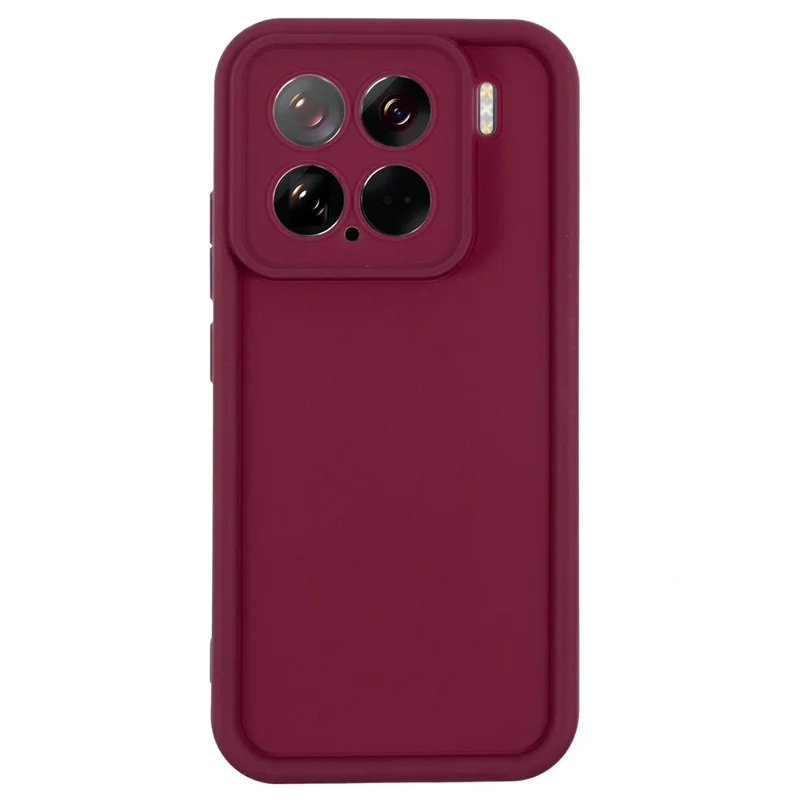 Groothandel voor Xiaomi 15 hoesje met groefontwerp TPU anti-slip telefoonhoes - Rood