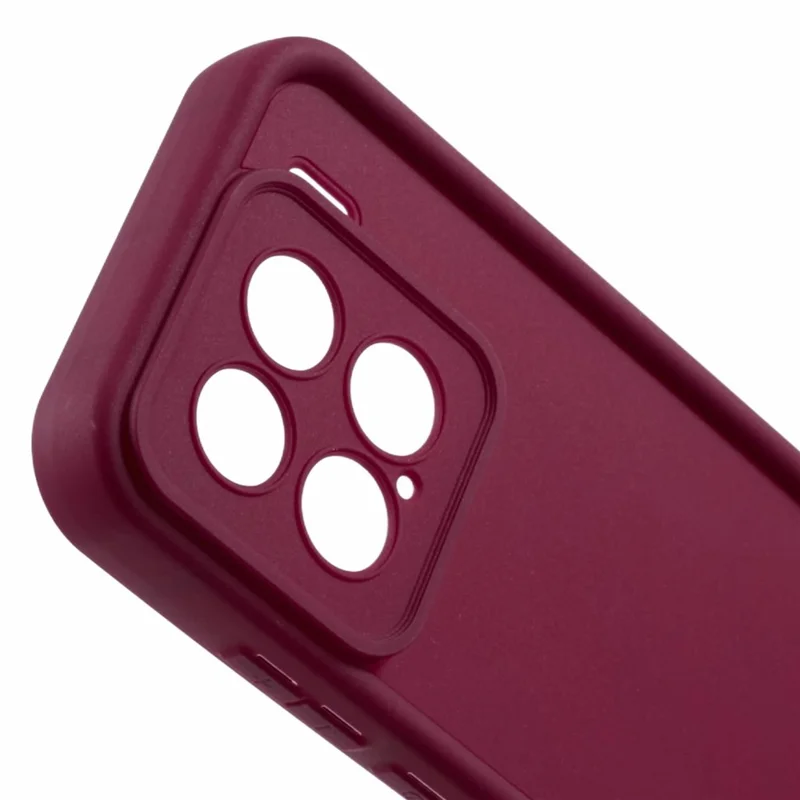 Groothandel voor Xiaomi 15 hoesje met groefontwerp TPU anti-slip telefoonhoes - Rood