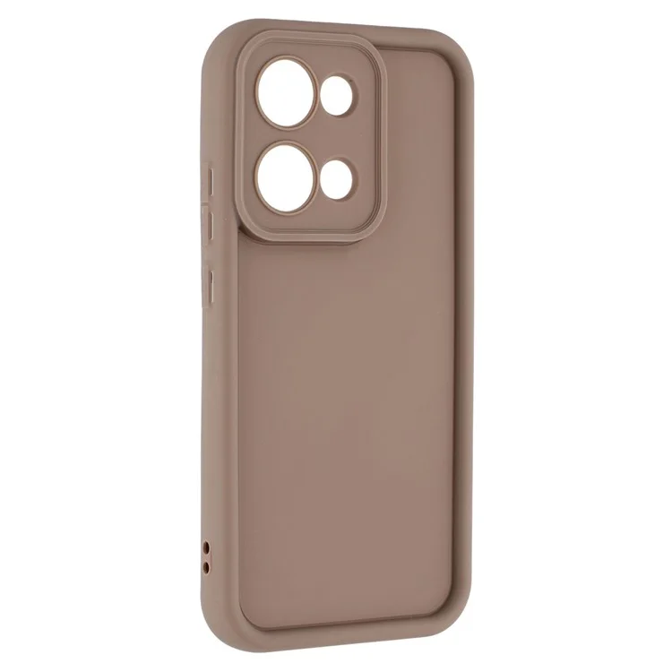 Bulk Purchasing For Oppo Reno13 5G (Global) Case Grooved Design TPU Anti Slip Phone Cover - Brown