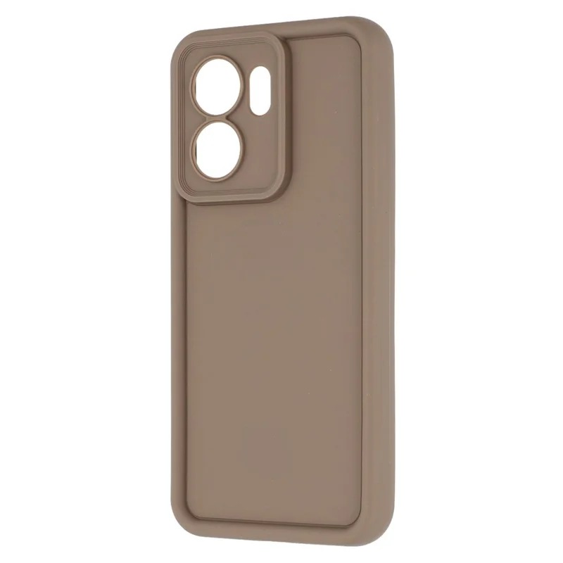 Bulk Purchasing For Oppo Reno13 F 5G / 4G Case Grooved Design TPU Anti Slip Phone Cover - Brown