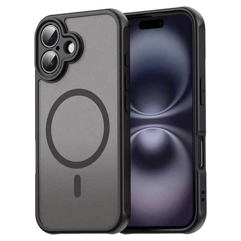 Bulk Purchasing For iPhone 16 Plus Case Compatible with MagSafe Anti Drop PC + TPU Phone Cover - Black