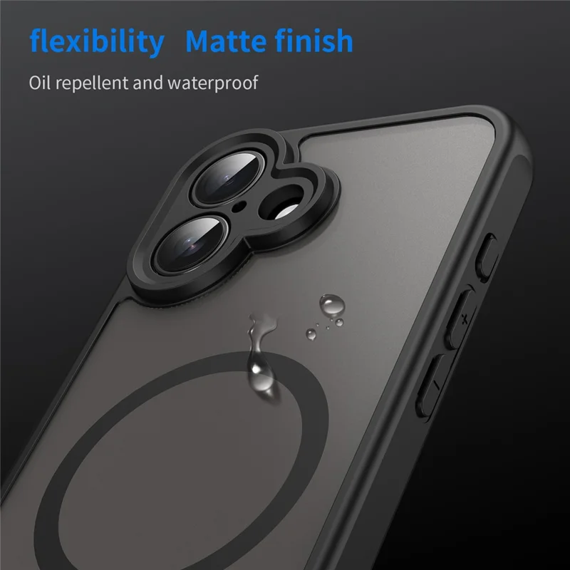 Bulk Purchasing For iPhone 16 Plus Case Compatible with MagSafe Anti Drop PC + TPU Phone Cover - Black