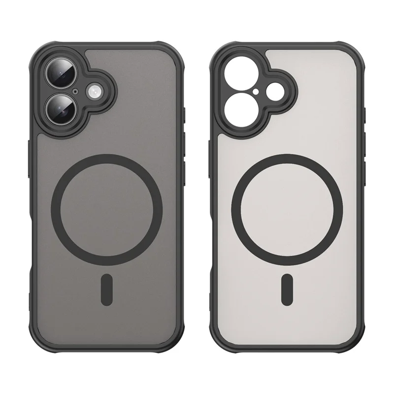 Bulk Purchasing For iPhone 16 Plus Case Compatible with MagSafe Anti Drop PC + TPU Phone Cover - Black